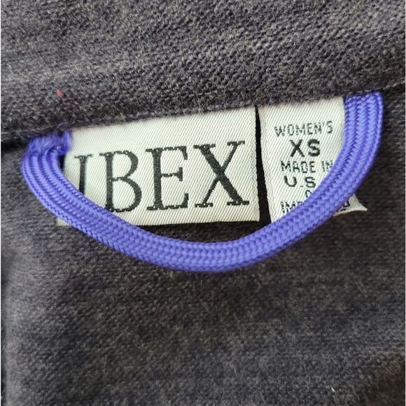 Ibex Skifans By Schoeller Jacket Wool Blend Purple Size XS - Picture 4 of 8